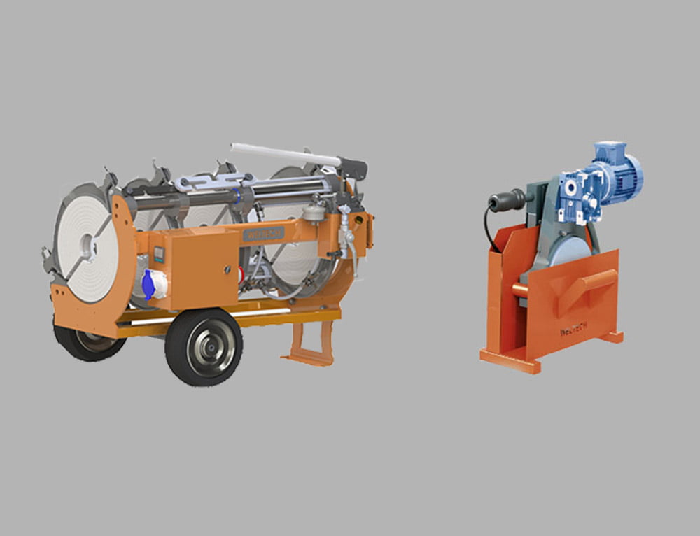 MHW250 Polyethylene Pipe Manual Hydraulic Butt Welding Machine